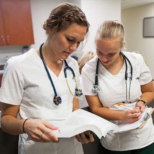 two student nurses