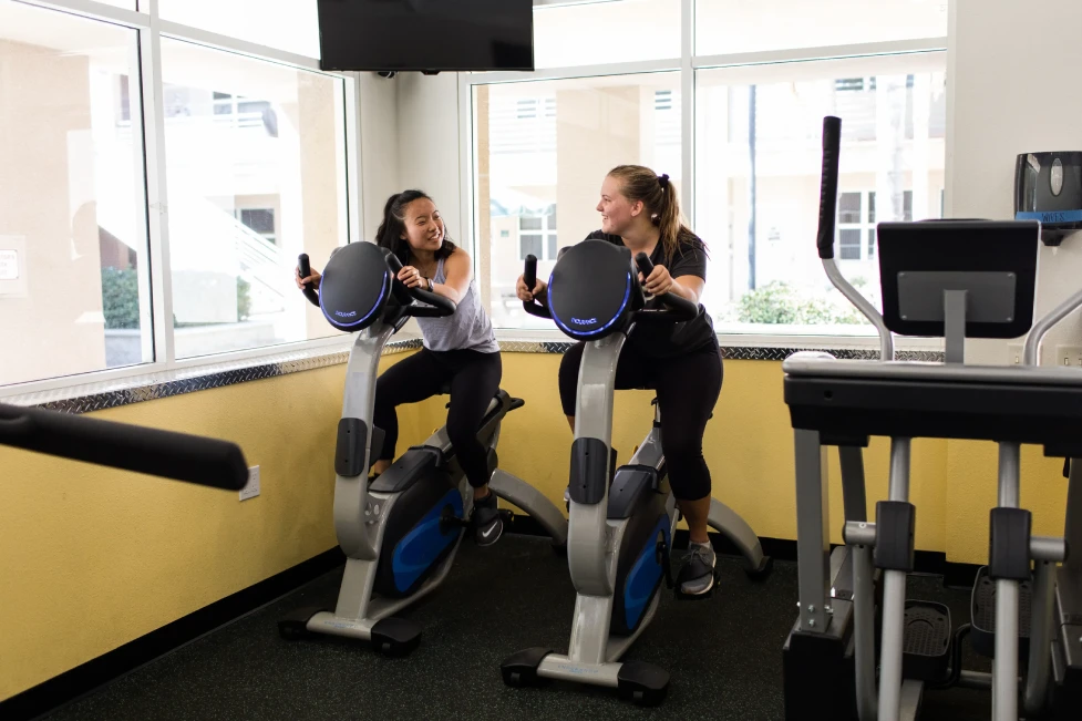 Students in CU Active Gym