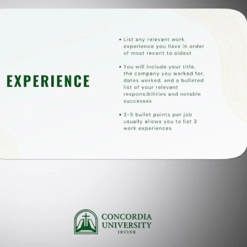 Crafting a Savory Resume