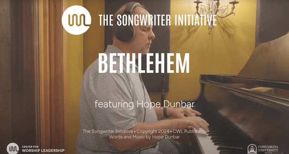 The Songwriter Initiative - Bethlehem feat Hope Dunbar