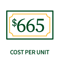 $665 per unit