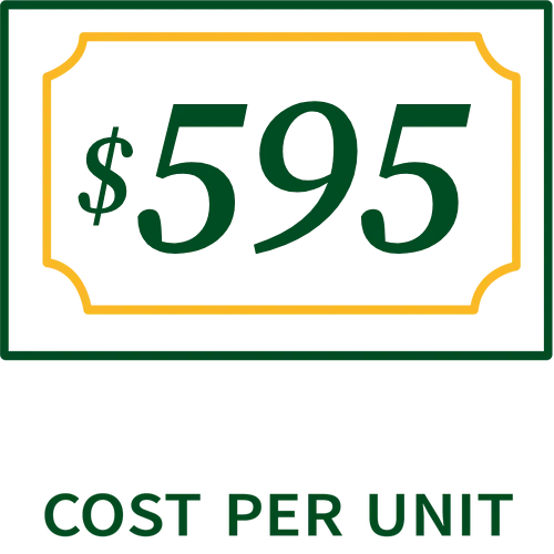 $595 Cost per Unit