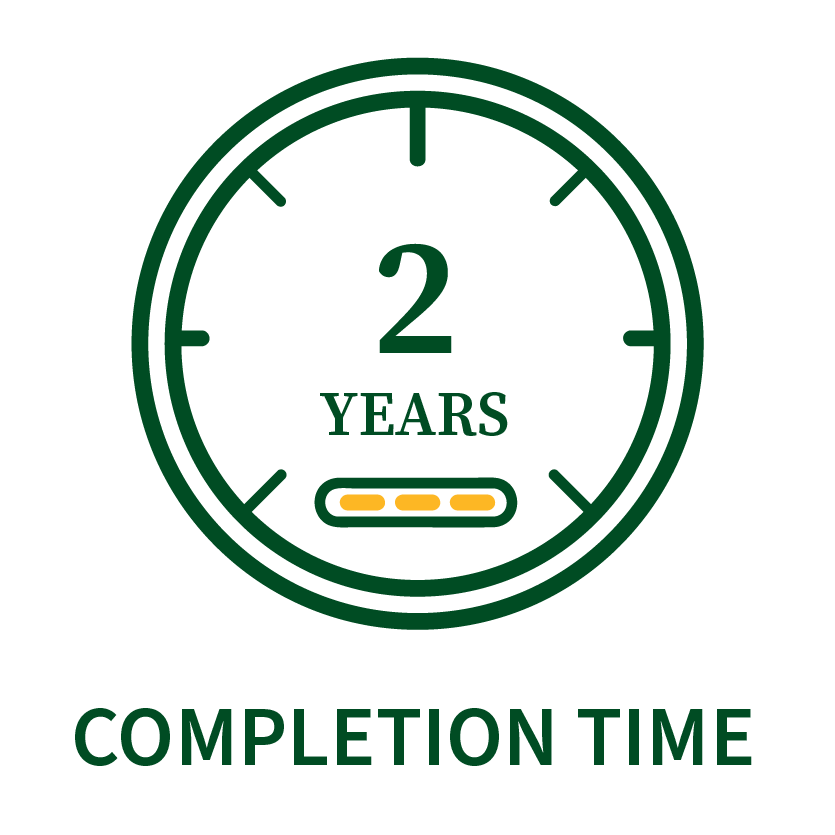 2 year completion time