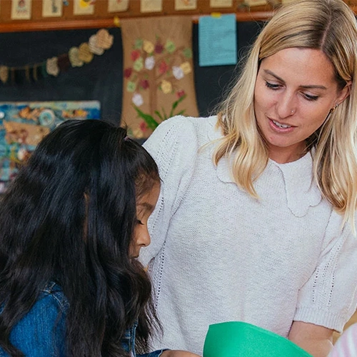 Educators having a conversation