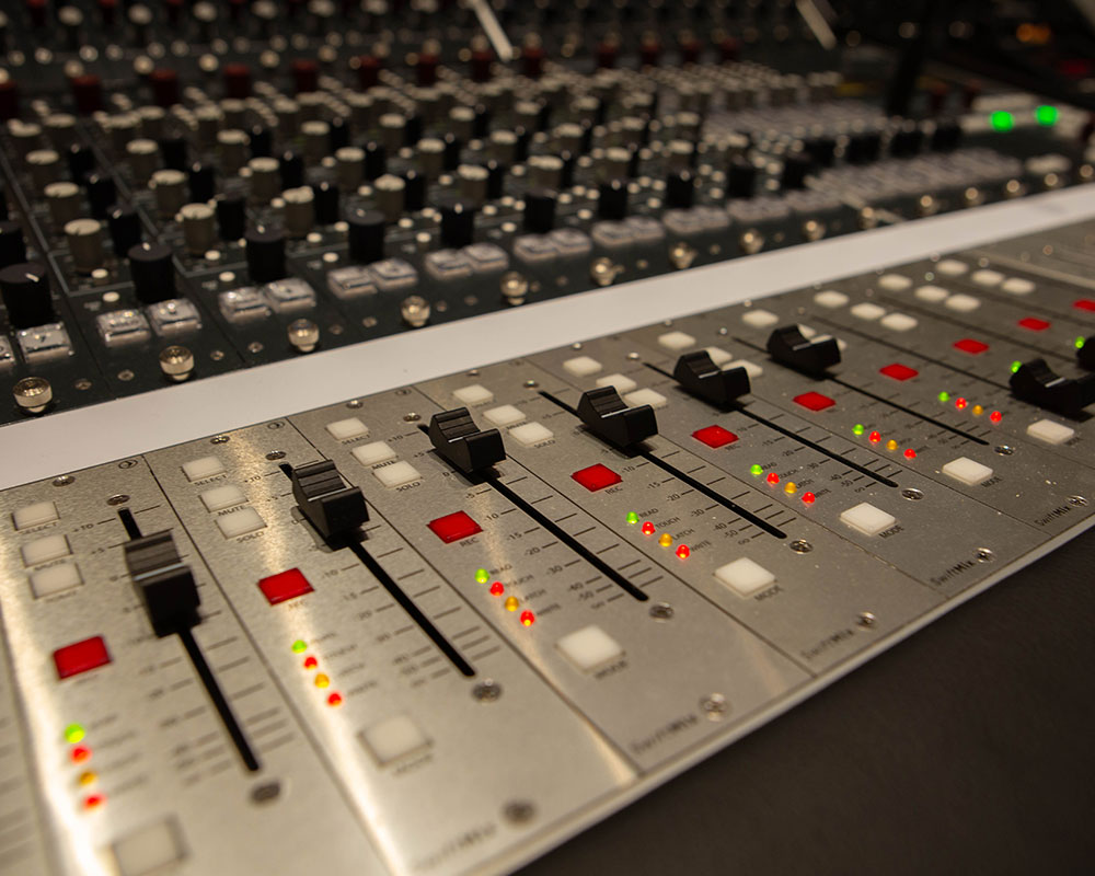 Mac workstation in use