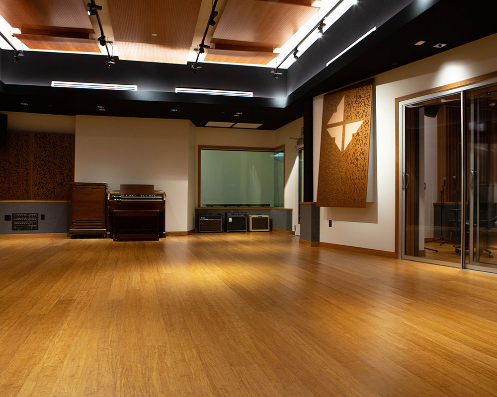 Mac workstation in use