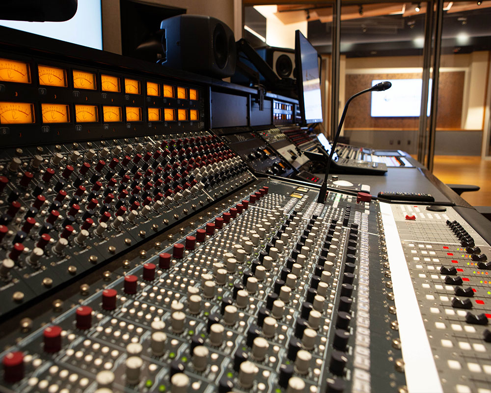 Mac workstation in use