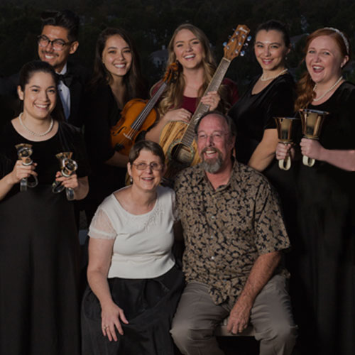 Borlands with CUI music students