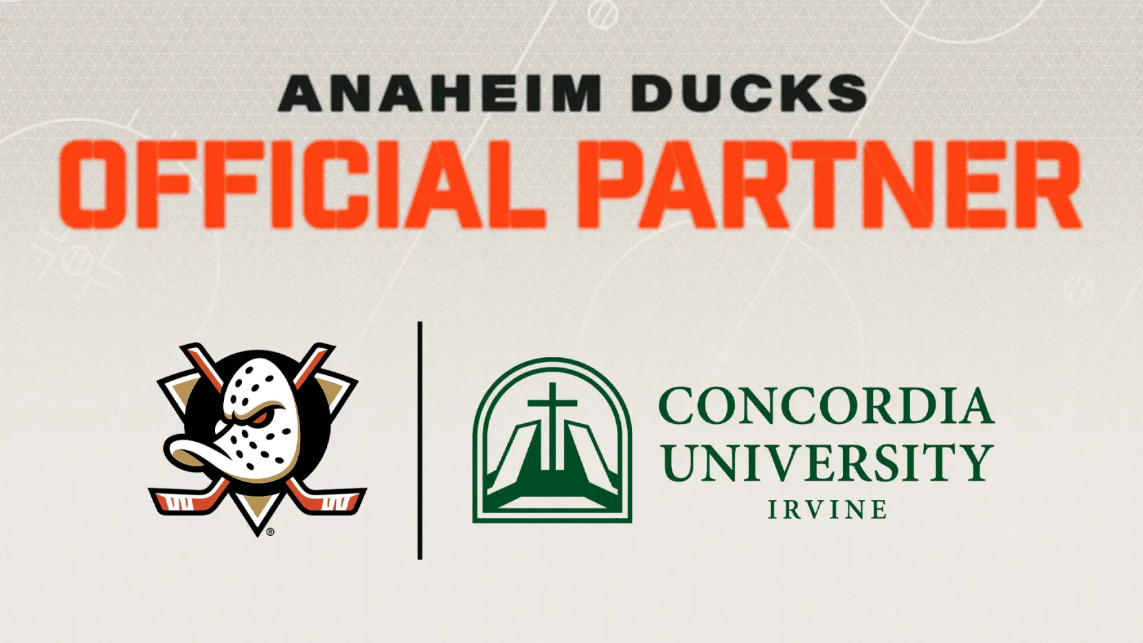 Anaheim Ducks Announce Concordia University Irvine as Official Partner Through the 2036-37 Season
