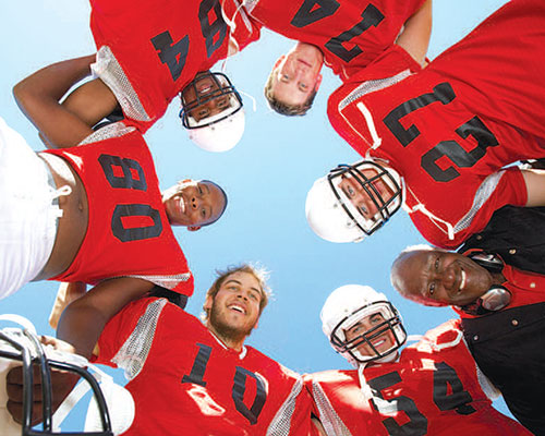 Inside a team huddle