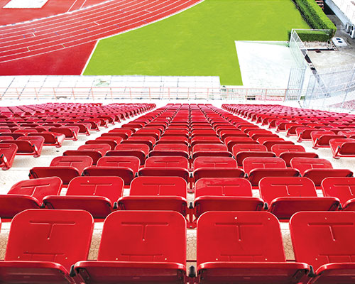 Stadium bleachers
