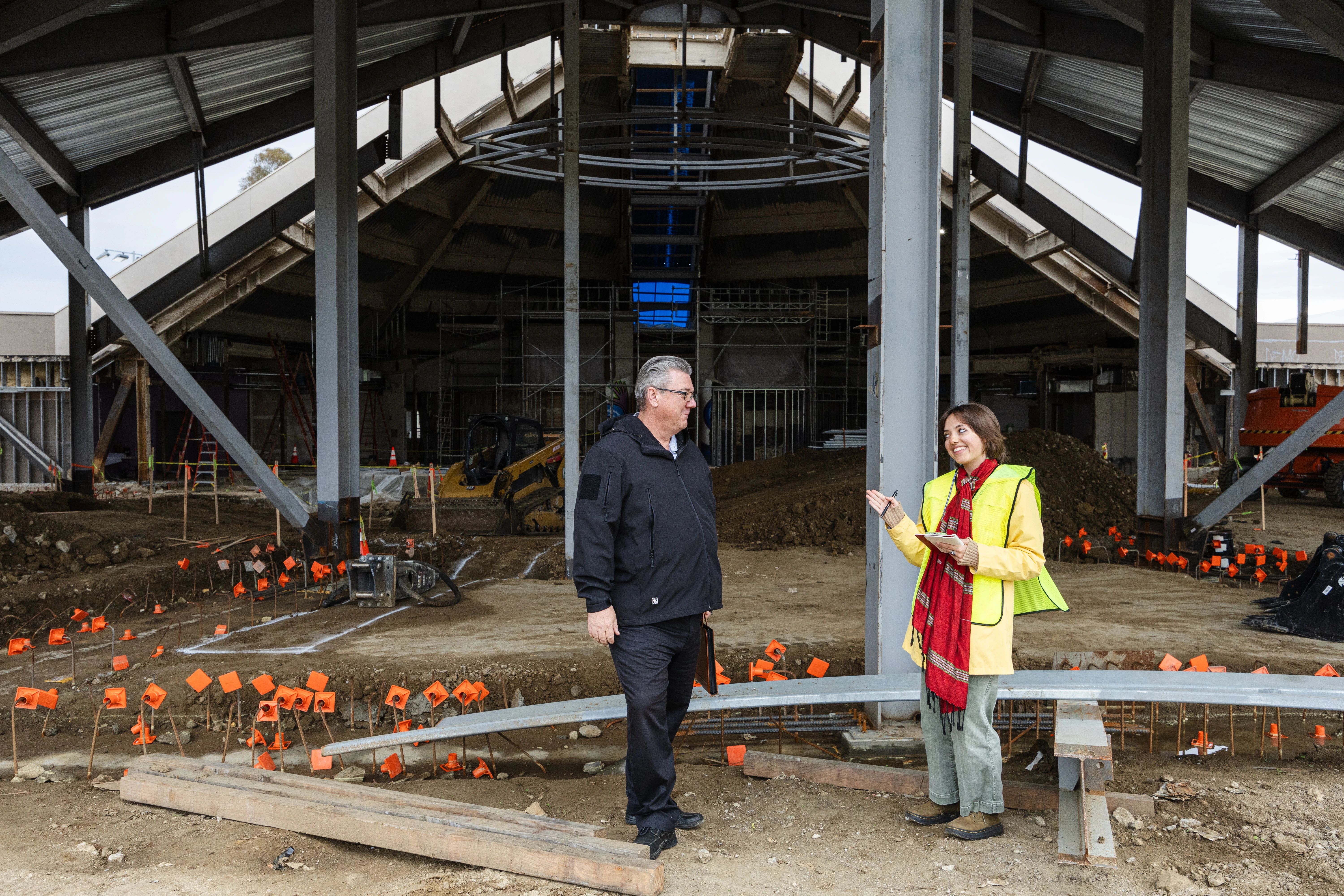 Interview in Front of CU Center