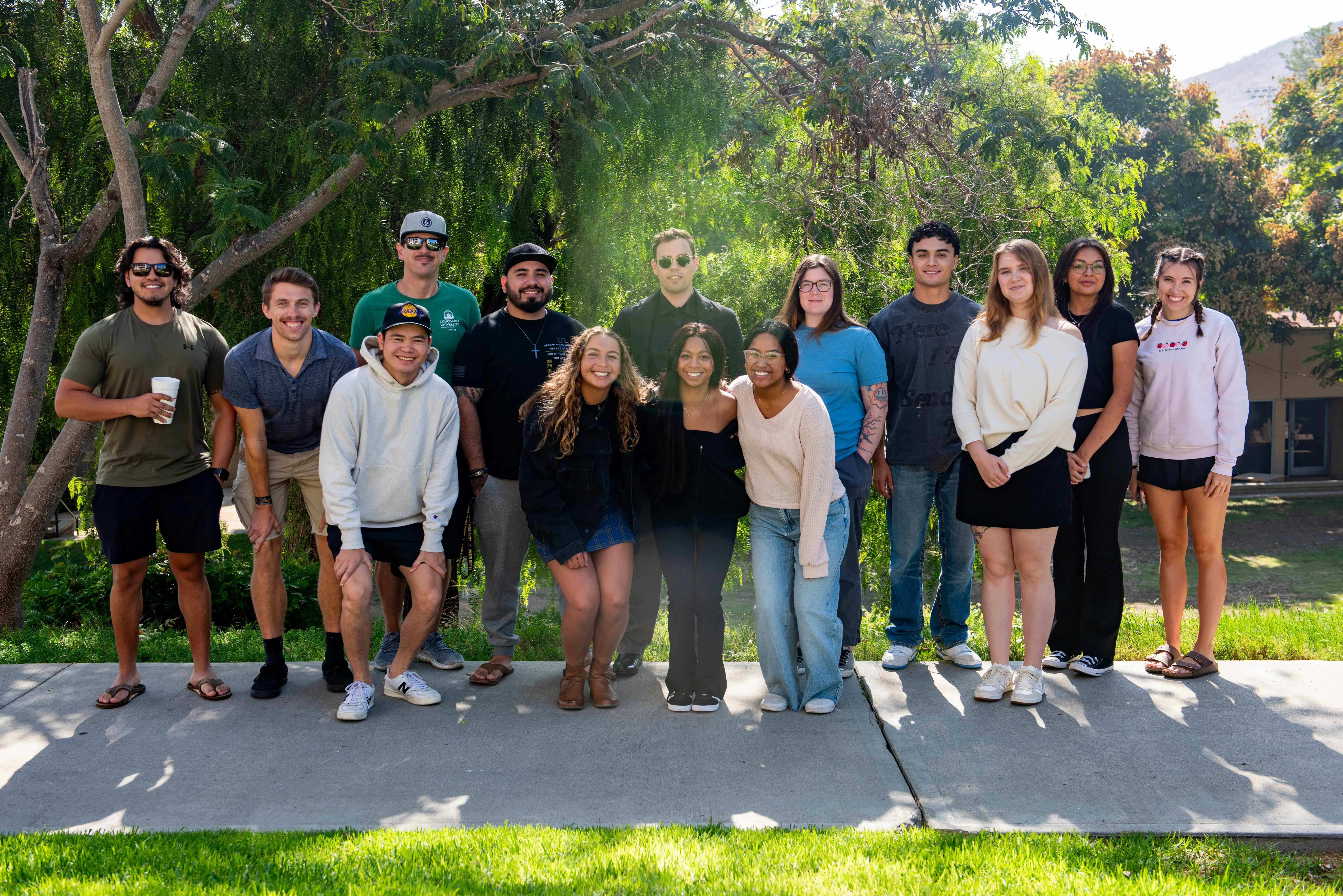 Veteran Alliance members pose together